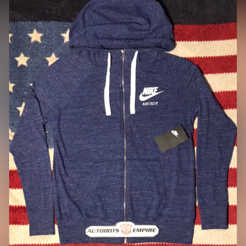 Womens NIKE SPORTSWEAR GYM VINTAGE Just Do It Hoodie Jacket M Tech Sb max Kb Run